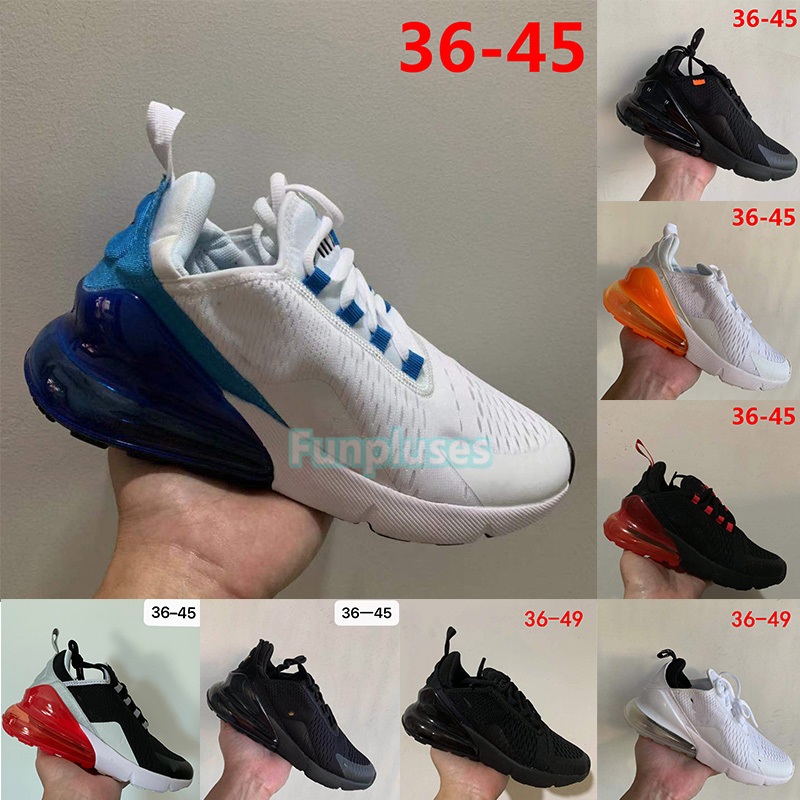 

Size 36-49 Air Max Vapormax 270 mens running shoes Triple white UNC volt black Anthracite BARELY ROSE University Red airmax 270s men women trainers sneakers us 13 14 15, 41