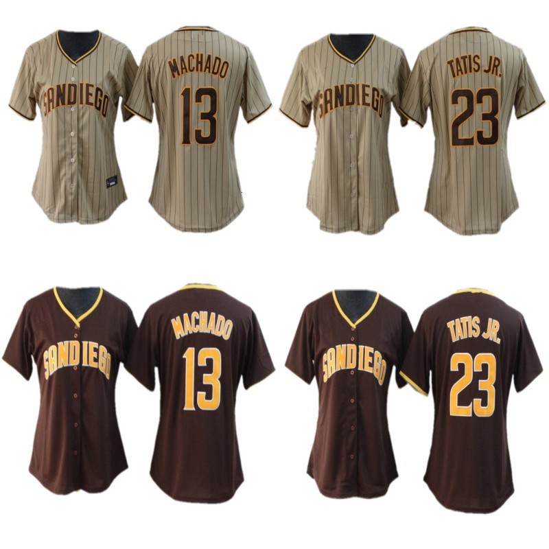 TrackSuit Jerseys 2021 Jersey San Diego Prêtres 13 # 23 # Uniforme de baseball féminin