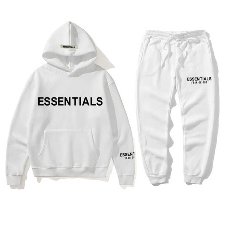 

2021 classic Hoodies Sweatshirts essentials kanye west jerry lorenzo loose ovesized Hoodies hip hop cotton X0601, Dark grey