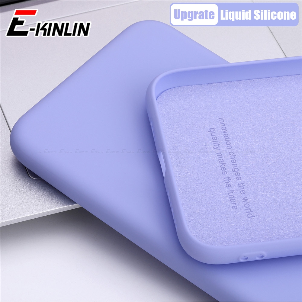 

Original Liquid Silicone Phone Case For Huawei Honor View 30 20 Pro 30S Plus 20E 20S 10i 10 Lite 8X Soft Cover