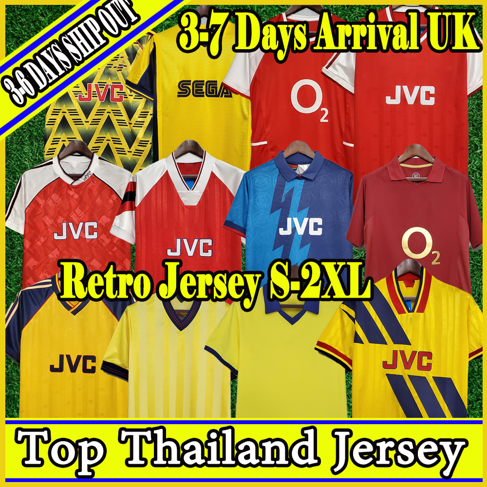 

Gunners HENRY Retro Soccer Jerseys Arsen HIGHBURY PIRES REYES 2004 02 03 04 05 06 91 93 94 95 96 97 98 99 BERGKAMP ADAMS Persie Galla 88 89 90 Vintage Classic FOOTBALL SHIRT, 83-86 away