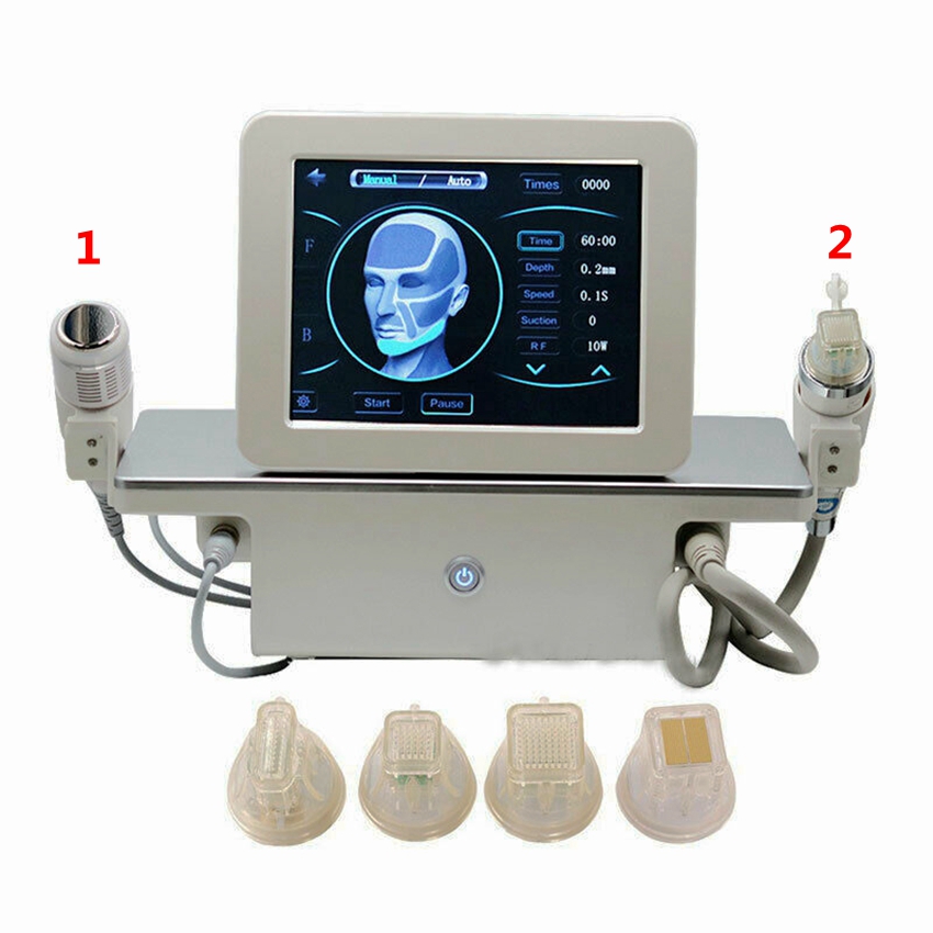 

2 in 1 Fractional RF Microneedle Machine with Cold Hammer Anti Acne Shrink Pores Face Lift Skin Care Stretch Marks Removal