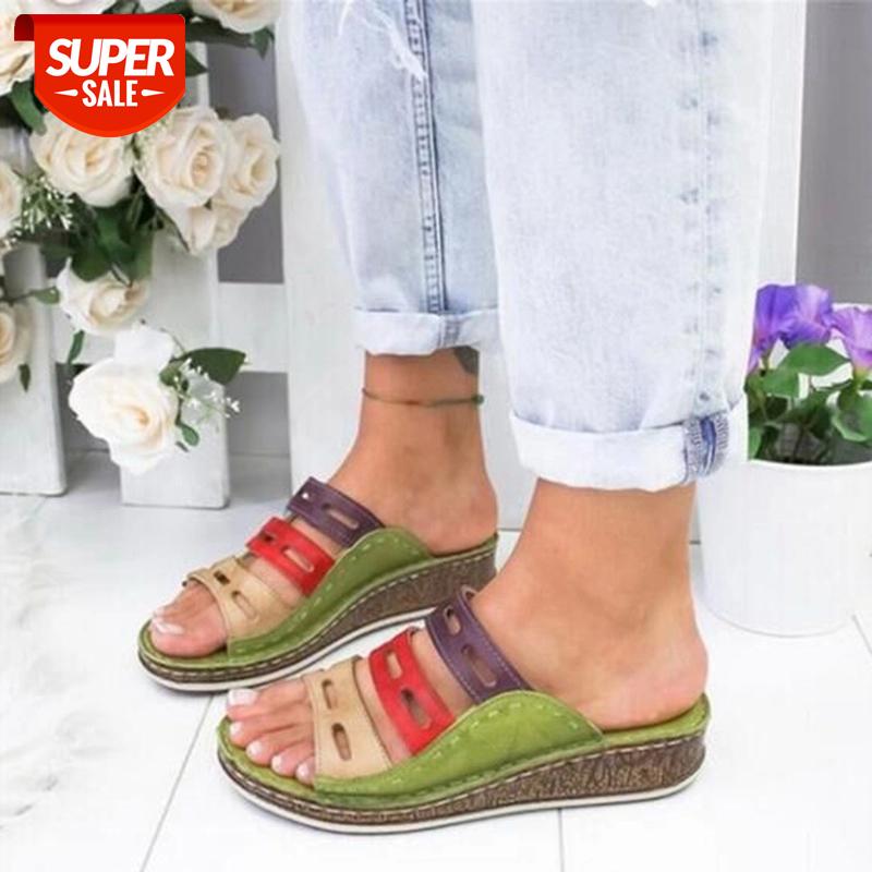 

New Women Sandals Summer Fashion Women Shoes Wedge Sandals Large Size Shoes Woman Roman Beach Sandalias Mujer Chaussure Femme #1P7Q, Black