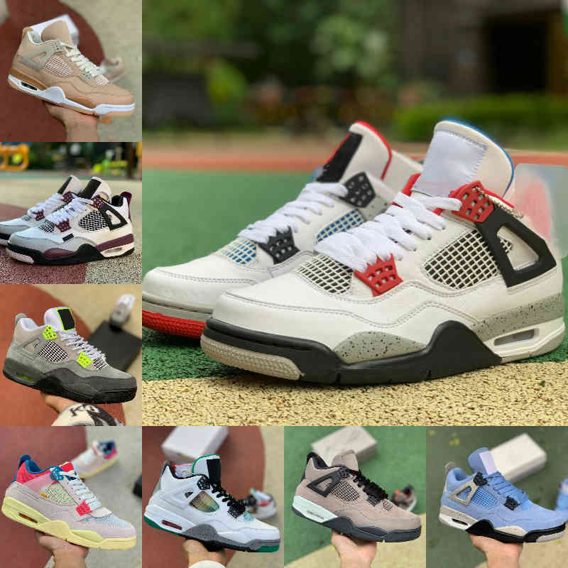 

Top Quality University Blue 4 4s Basketball Shoes Mens Women What The Pure Money Sail SP WMNS Union LA NOIR GUAVA ICE Rasta What The University Blue Sneakers, Please contact us