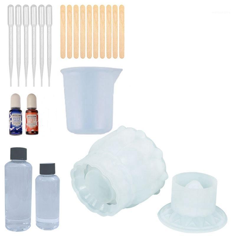 

Emergency Lights Epoxy Mold Crystal Glass Jar Storage Box Silicone Resin Jewelry