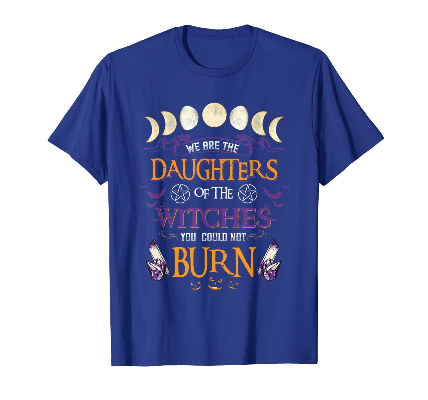 

We are the Daughters of the Witches You could not burn shirt, White;black