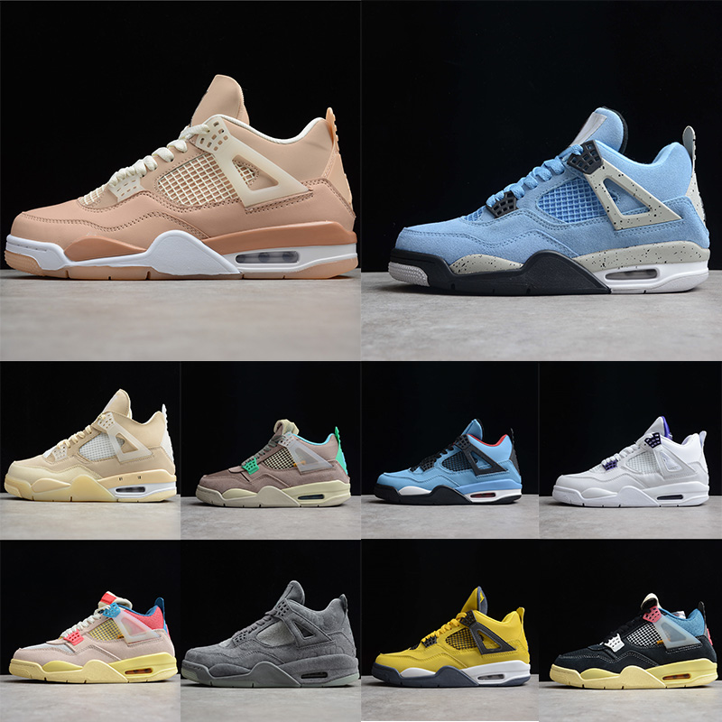 

Jordan4s Basketball Shoes 4 4s Jumpman Sneakers Lightning University Blue Shimmer White Oreo Off Noir Black Cat Fire Red Taupe Haze Jorden T