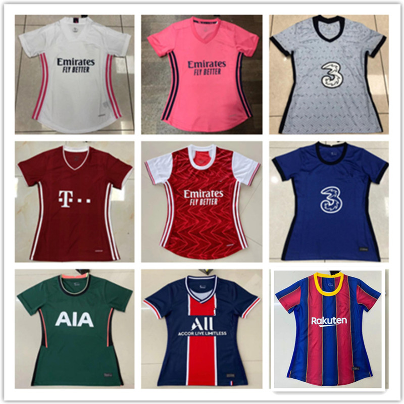 

2020 2021 Real Madrid Women' Soccer Jerseys 20/21 Best quality Women' football shirt, Black