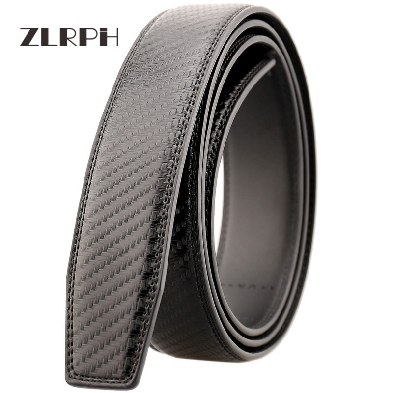 

ZLRPH Men's belt strip leisure belt body accessories automatic buckle, Coffee