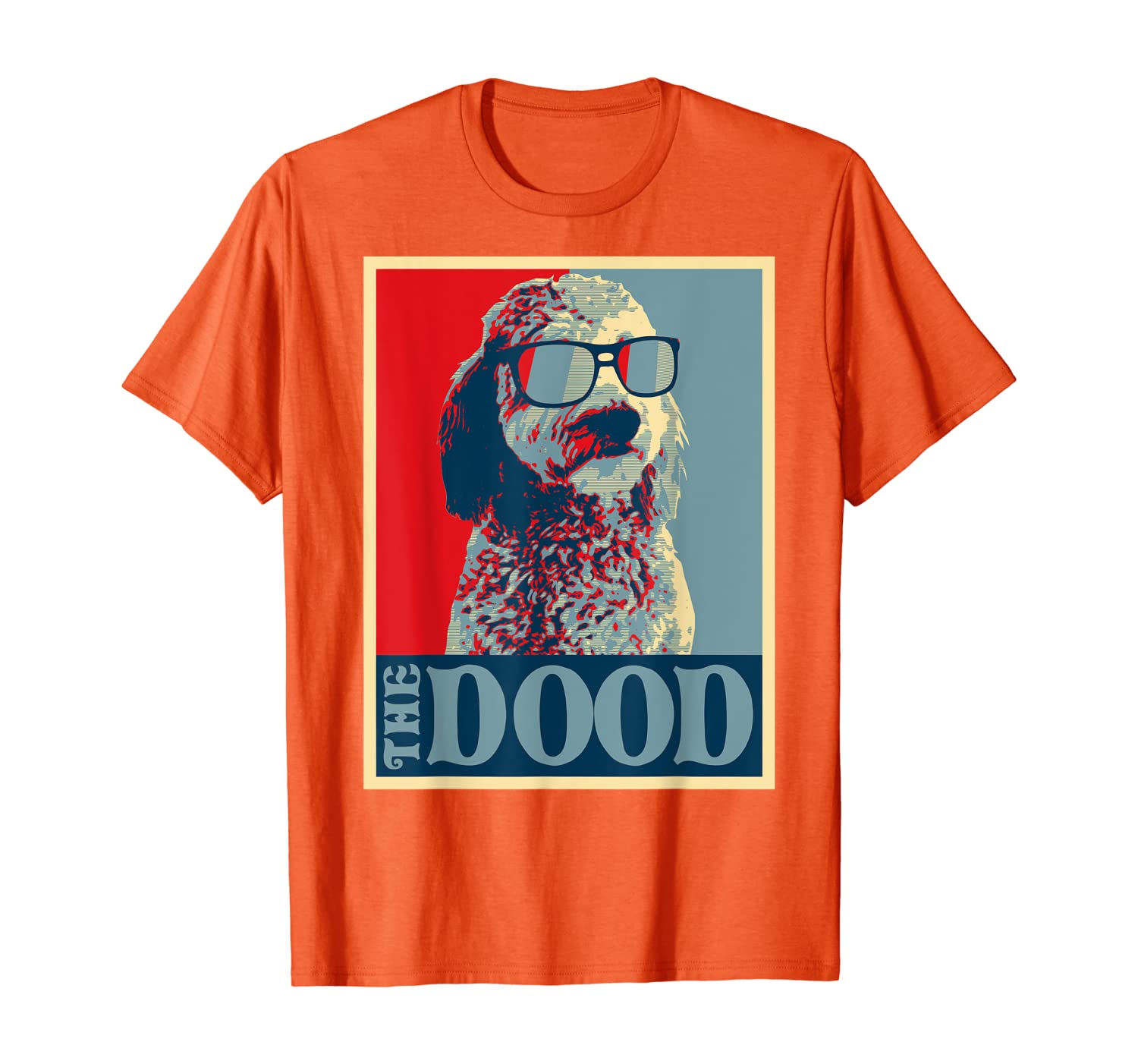 

Goldendoodle The Dood T-Shirt, White;black