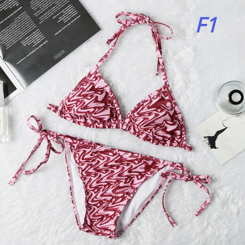 

Original style designer bikini hot sale female fashion swimwear swimwear bandage bra panty set one-piece swimsuit 2021, White;black