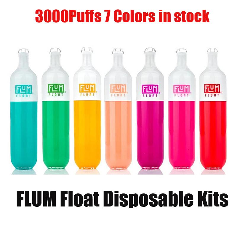 

FLUM FLOAT Disposable E Cigarette Pod Device Kit 3000 Puffs Prefilled 8ml Cartridge Vape Pen Vs High Pro edge