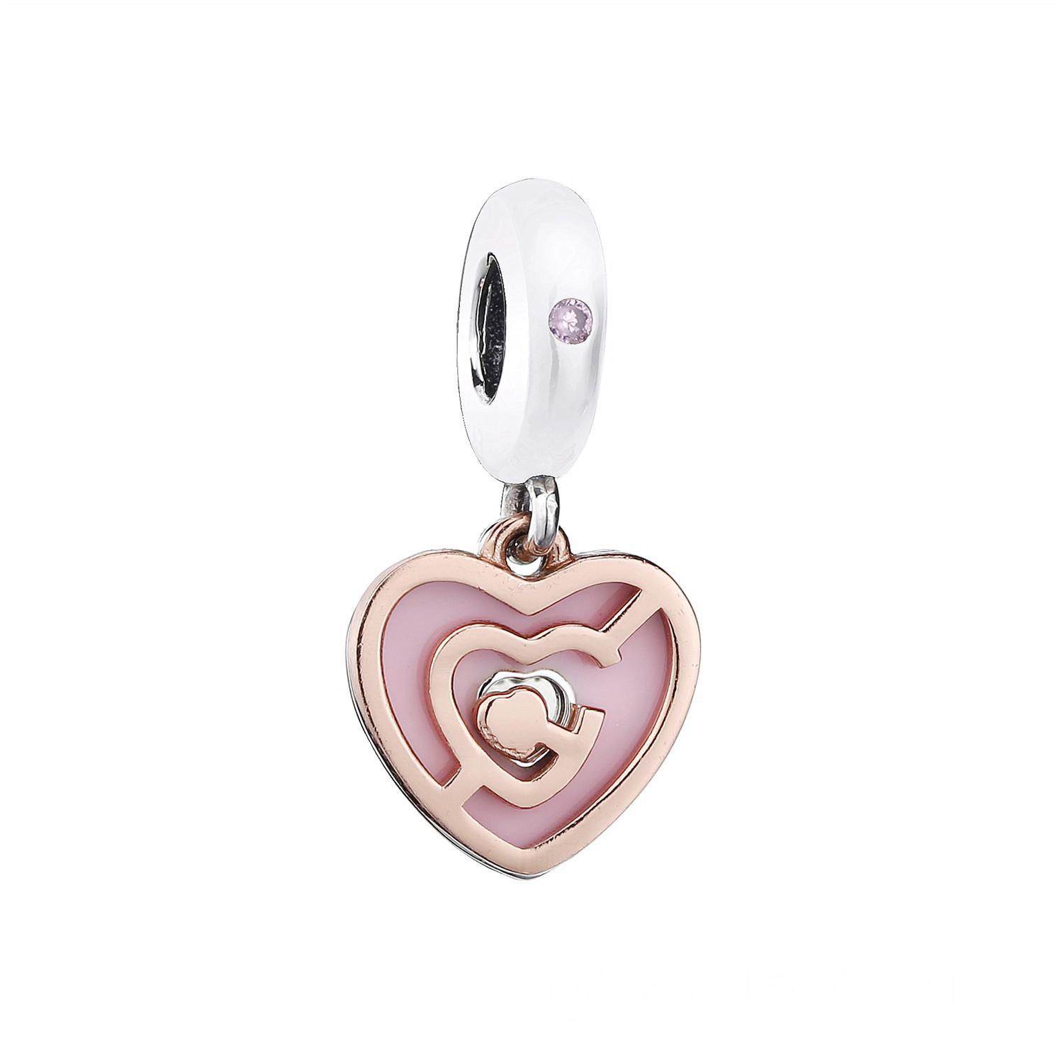 

Factory wholesale 2022 New 925 Sterling Silver Valentine's Day Path to Love Pendant Charm Bead Fits European Jewelry Charm Bracelets