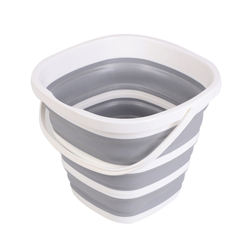 

10 Siicone Bucket for Fishing Foding Coapsibe Bucket Car Wash Outdoor Fishing Square Barre Bathroom Kitchen Camp Bucket