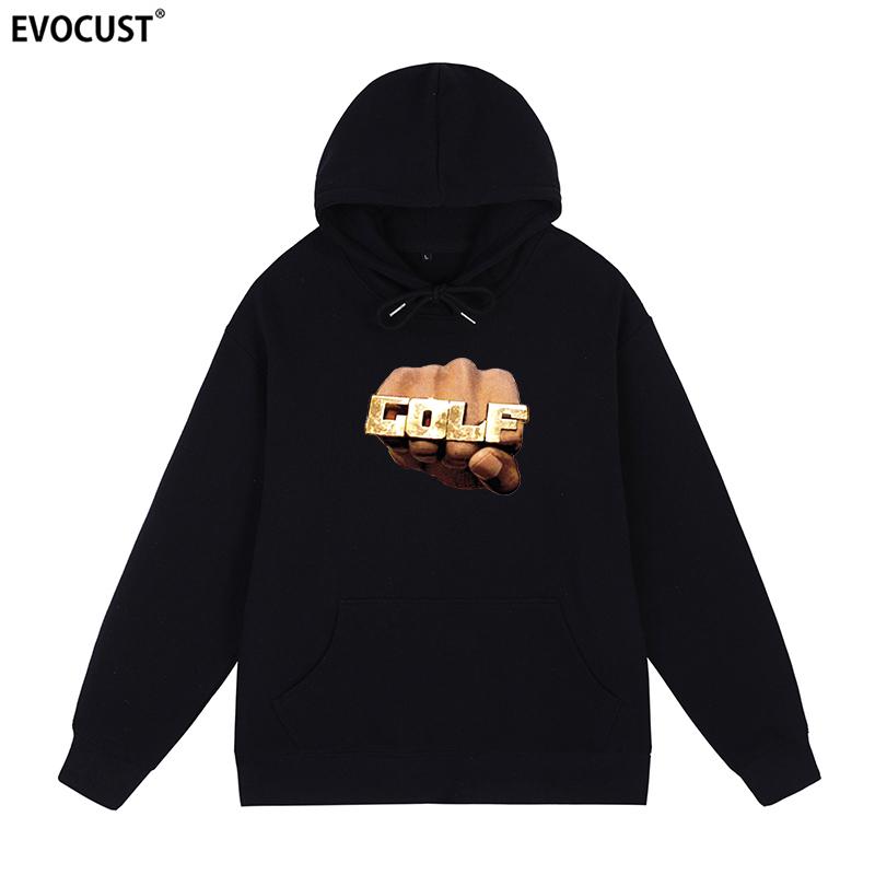 

Men' Hoodies & Sweatshirts Golf Wang Fist Tyler The Creator Hip Hop Rapper Funny Men Women Unisex Cotton, Black