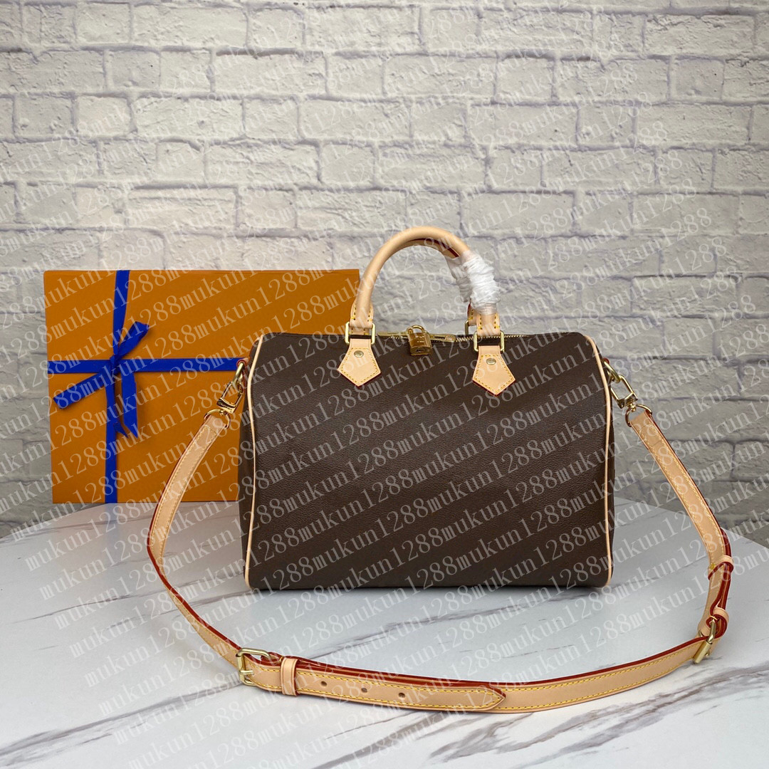 

High quality classic bags fashion handbag ladies color changing leather Boston Free hot stamping of personal abbreviations25cm 30cm 35cm, Chocolate
