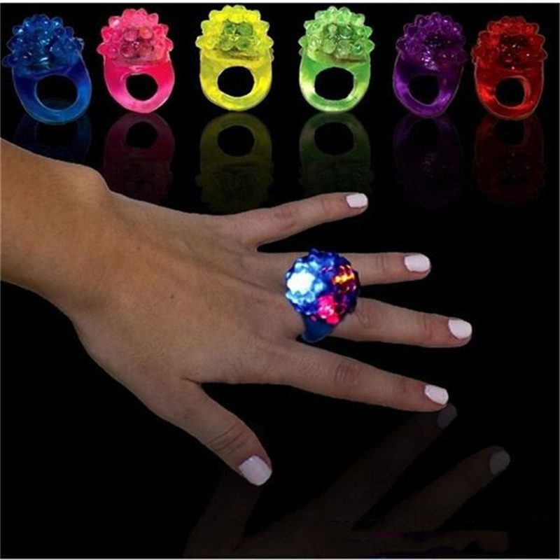 

Novelty Lighting Strawberry Glow Light Ring Touch LED Finger Rings Lights Flash Beams lamp Halloween Party LEDs Toys Wedding