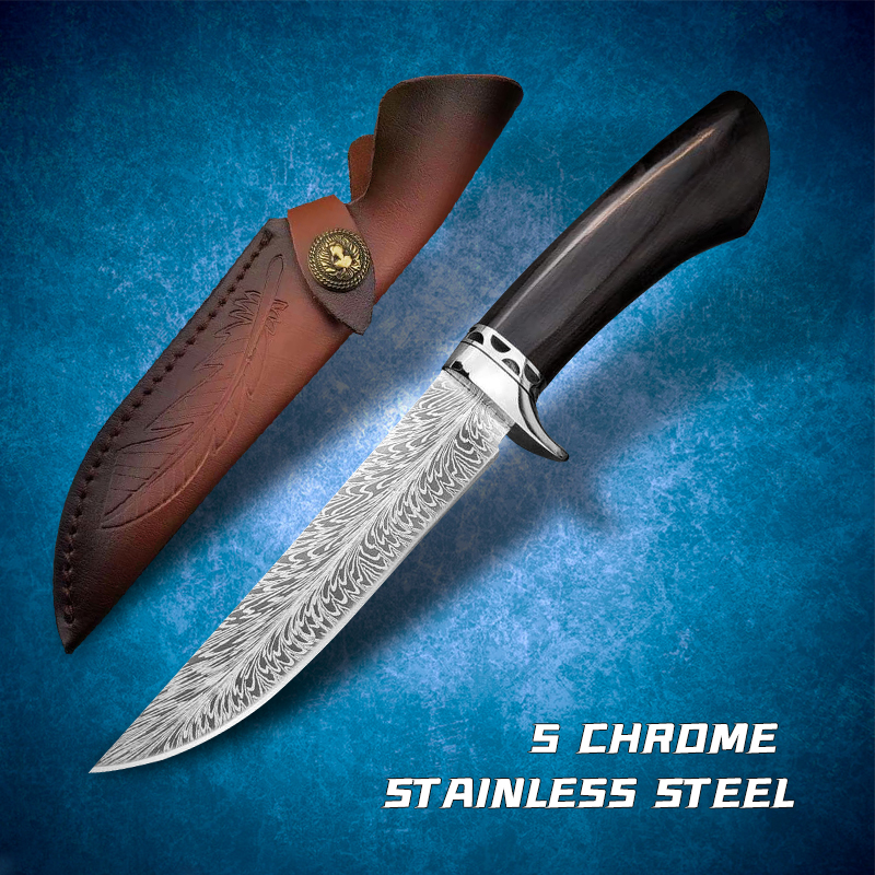 

5CR13MOV steel camping hunting straight knife outdoor self-defense tactical fighting equipment survival travel fixed blade hiking EDC rescue