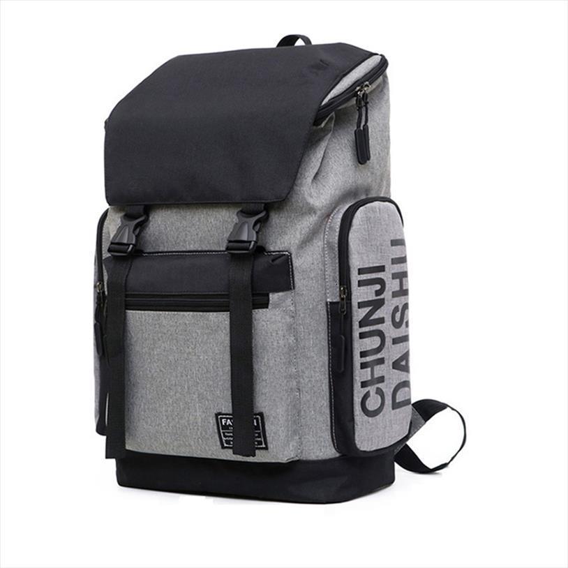 

mens backpack oxford cloth material british casual fashion college style design multifunctional large capacity