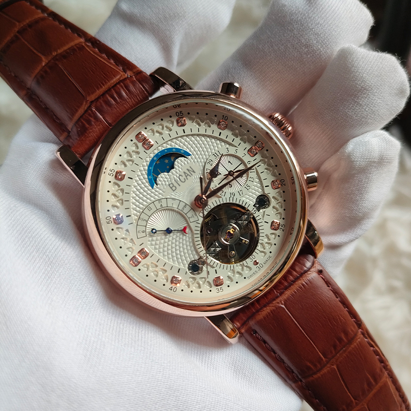 Top Mens Watch Sapphire Face Man Automatic Mechanical Flywheel Hollow Watches Japan Movement Businesses Domineering Calendar Wristwatches-image-769330130