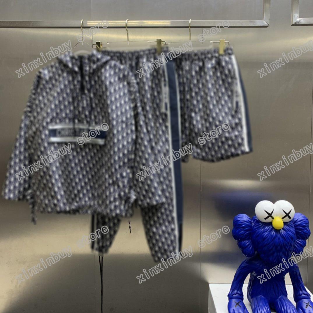 

21ss Men Printed Designer Jacket Paris Double D Letter Jacquard Printing Clothes Long Sleeve Mens Shirt Tag White Black Color 05, Customized