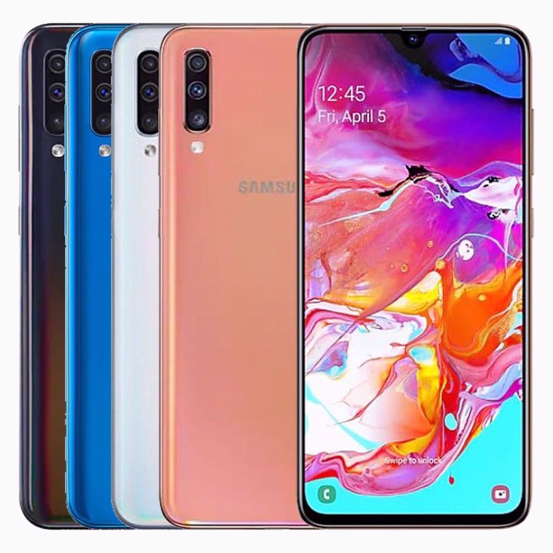 

Refurbished Original Samsung Galaxy A50 Unlocked Cell Phone Octa Core 64gb/128GB ROM 6.4" 25MP 3 Rear Cameras 4G Network, Black