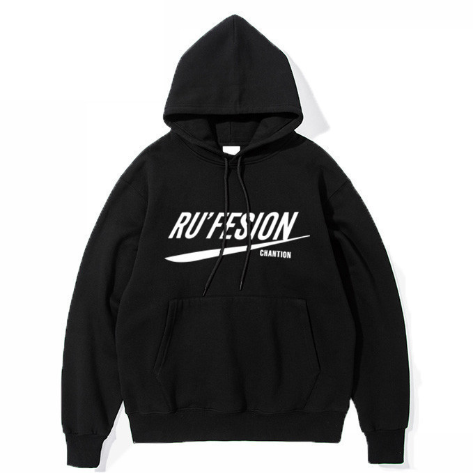 2021 Nouvelle lettre imprimée Hoodie peluche épaissie et veste pull bas du couple des femmes
