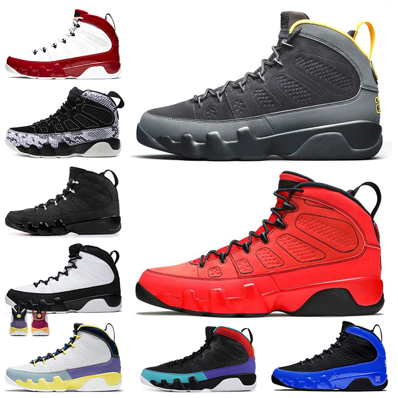 

2021 Newest Top Quality 9s Mens Basketball Shoes University Gold Chile Red Jumpman 9 Trainers Space Jam Oregon Ducks Outdoor Sports Sneakers, #1 chile red