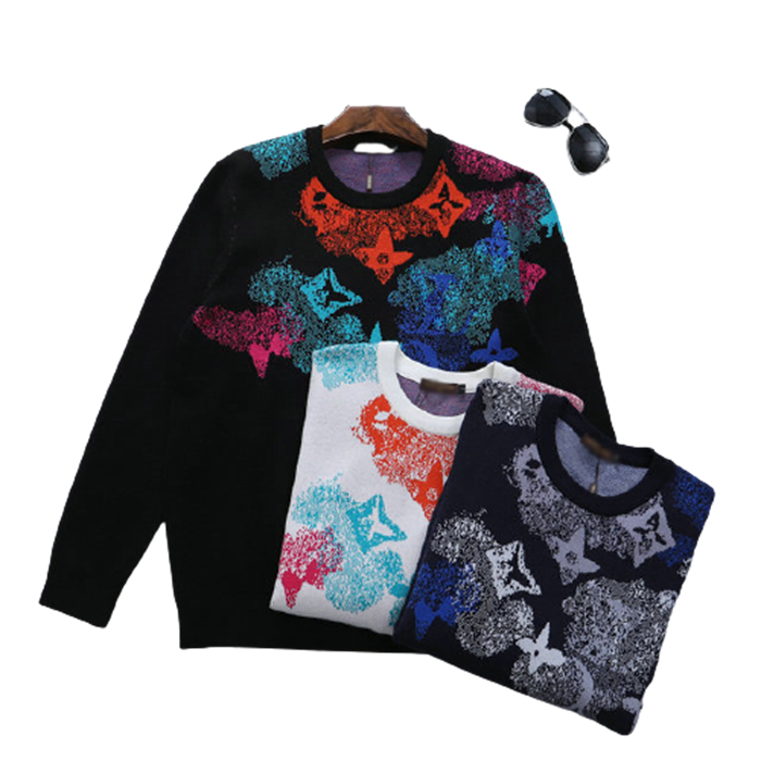 

Men's Fashion Vintage Pullover Knitwear Sweater Oversized Sweaters For Men Women Designer Crewneck Cashmere Jumpers Outwear Sweatshirts Winter Coats@21, White