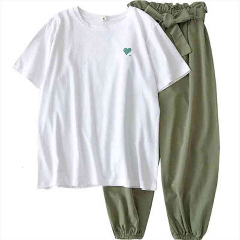 

two piece set and pants tracksuit women plus size summer autumn club outfits casual white 2 piece set women, Gray