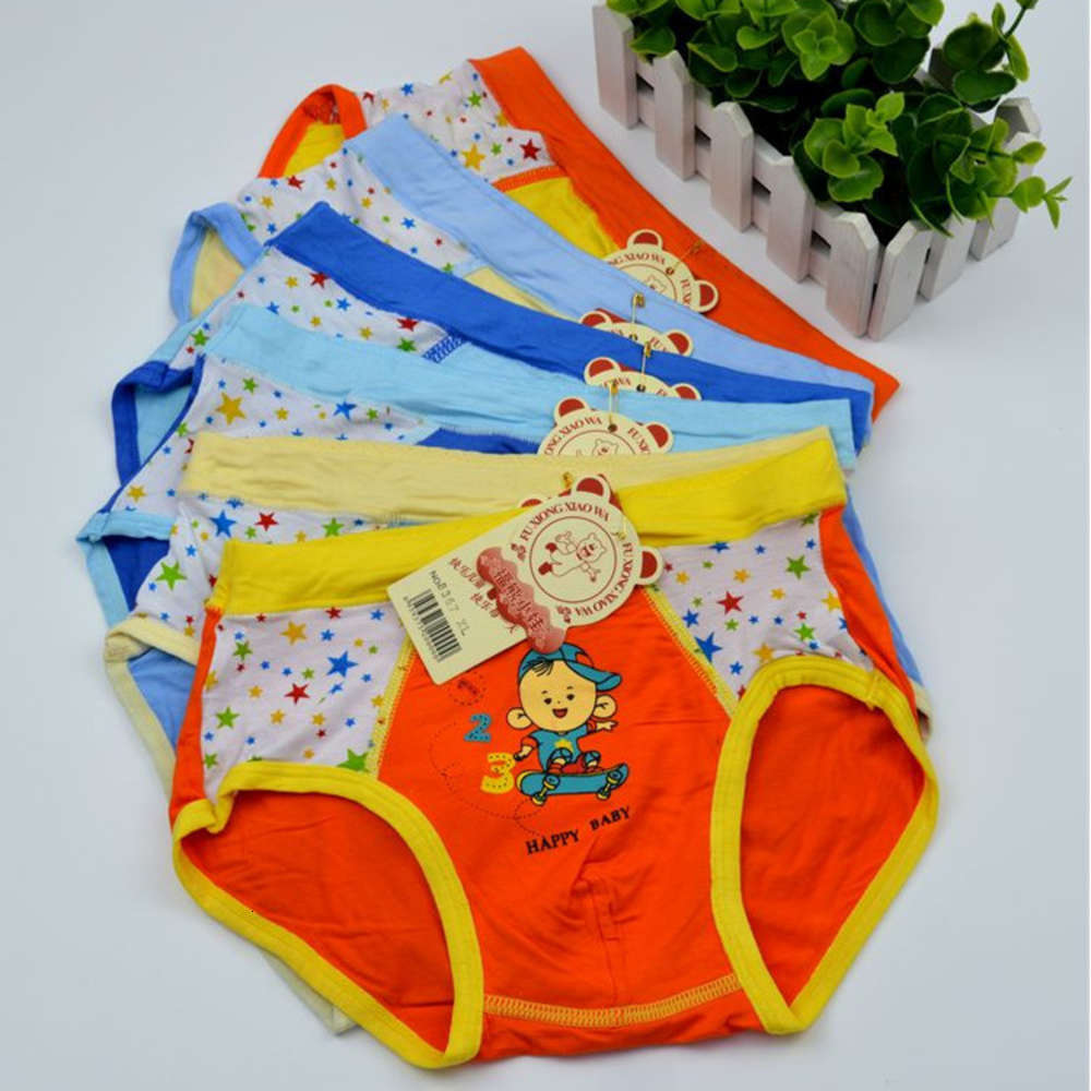

Children's briefs bamboo charcoal fiber boy's cartoon underwear boxers underpants, Camo