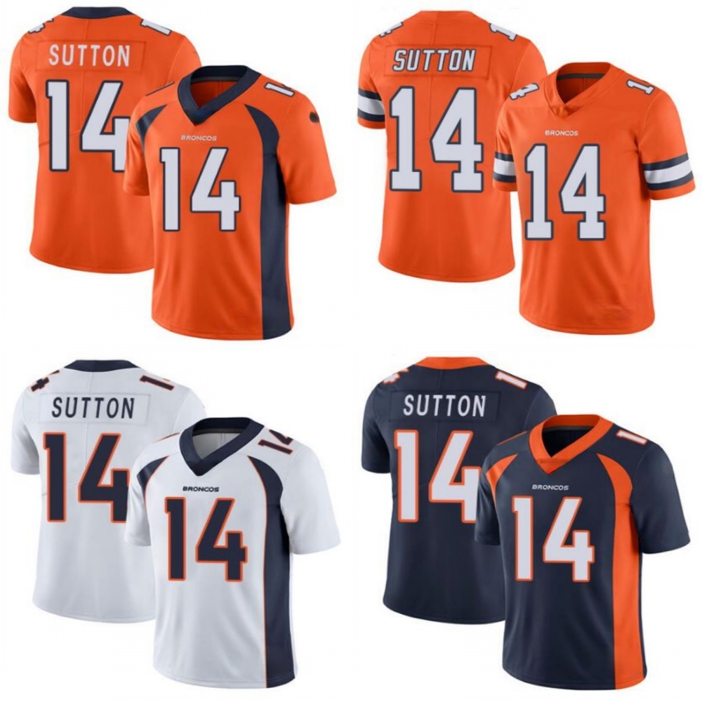 

DenverBroncosMen #14 Courtland Sutton Women Youth Limited Rush Jersey