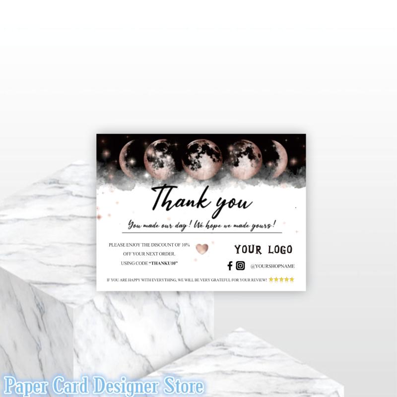 

Customize Small Business Thank You Card Template Thank You Package Insert Modern Business For Your Purchase