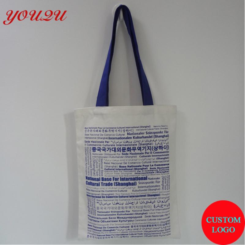 

Shopping Bags -sell Fashion Reusable Cotton Canvas Bag, As pic