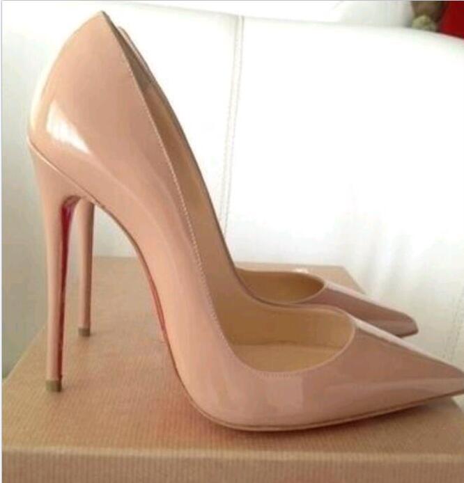 

With Box 2021 Fashion Luxury Designer Women Shoes High Heels Red Bottom So kate style 8cm 10cm 12cm Round Pointed Toes Pumps bottoms Dress Sneakers, Black