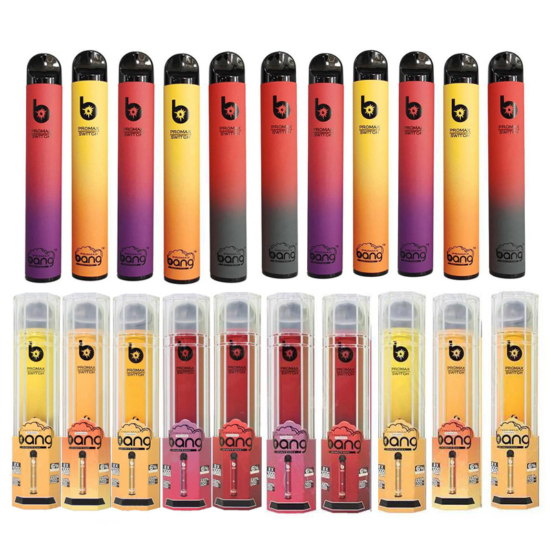 

Bang Pro Max Switch E Cigarettes 2in1 Double Mouth Disposable Vape Device 1000mAh Power Battery Dual 3.5ml Pods 2000 Puffs ProMax XXL XXTRA Vapes