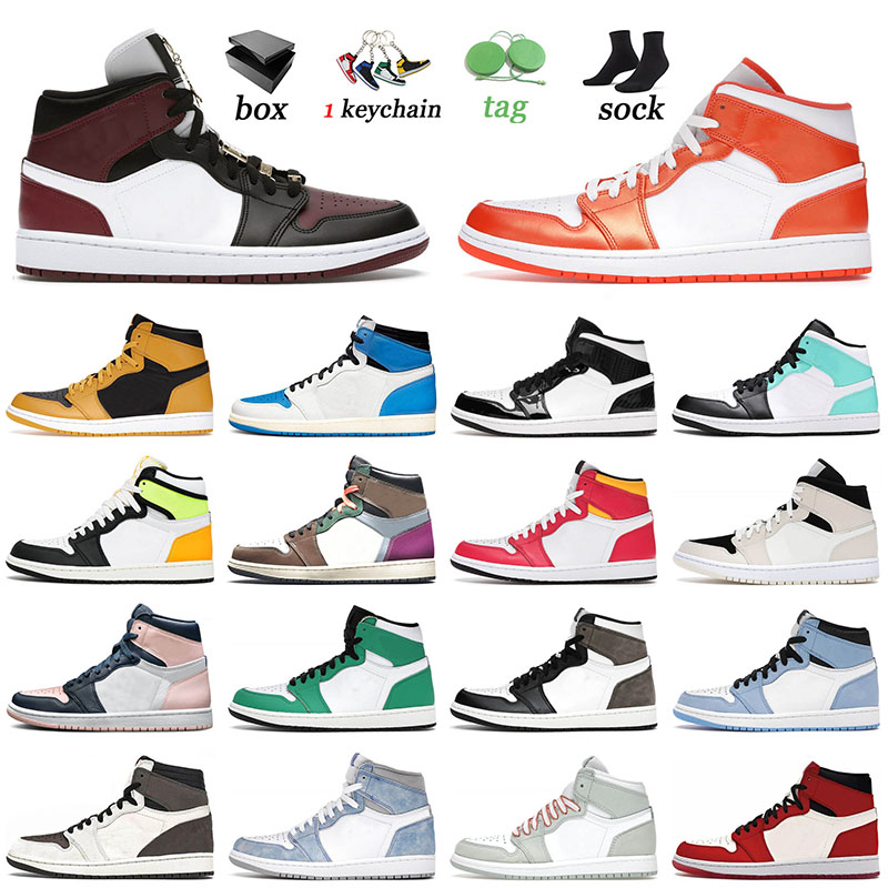 

Top Fashion 2022 Arrival Basketball Shoes Jumpman 1 1s Mens Women SE Black Dark Beetroot White Chicago Obsidian Off Trainers Sports Sneakers Size 12, C2 bordeaux 40-47