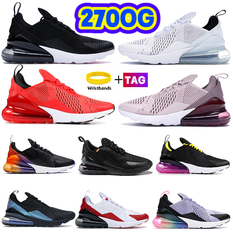 

Fashion 270OG Cushion Running Shoes Triple White Black Multi-color Barely Rose Habanero Red Men Sneakers Throwback Future Pure Platinum Dusty Cactus Women Trainers, #49- bubble wrap packaging
