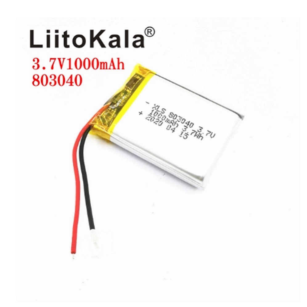 

2021 XSL 3.7v 803040 1000mah lithium polymer rechargeable battery, used for tablet computers and toys can be carried replaced at any