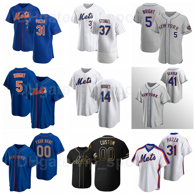 

5 David Wright Jersey Baseball 37 Casey Stengel 14 Gil Hodges 41 Tom Seaver 31 Mike Piazza Flexbase Cool Base Man Woman Youth, Men flexbase