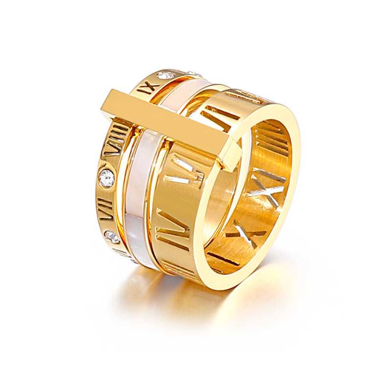

High Quality Designer for Woman Ring Zirconia Engagement Titanium Steel Love Wedding Rings Silver Rose Gold Fashion jewelry Gifts Women Accessories With Box