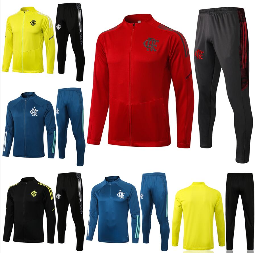 

2021 Flamenco Soccer Jerseys Sets suit 21/22 Flamengo Training uniform Polo shirt tracksuit pants long sleeve