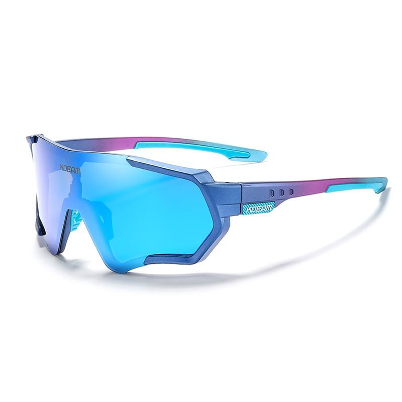 

Sunglasses KDEAM Brand Design Outdoor Sports Men's TR90 Polarized Sun Glasses Flash Real Coating Whole Polaroid Lens UV400