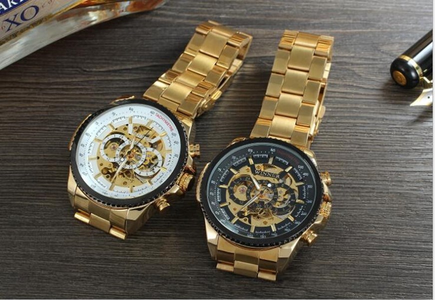 WINNER Fashion Men's Automatic Mechanical Watch Model WN31-2-image-661123955