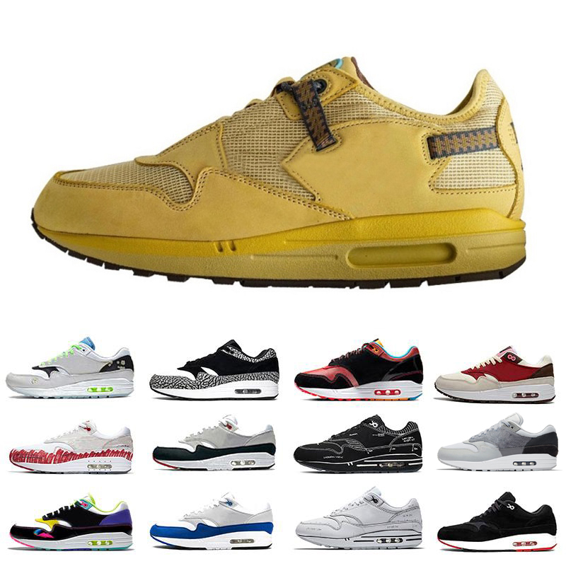 

1 Shoe Cactus Jack TS x Baroque Brown Wheat Off Noir mens Running Shoes Kiss of Death K.O.D. CHA University Blue 1s Magma Black Schematic men women trainers Sports Sneakers, Color#31