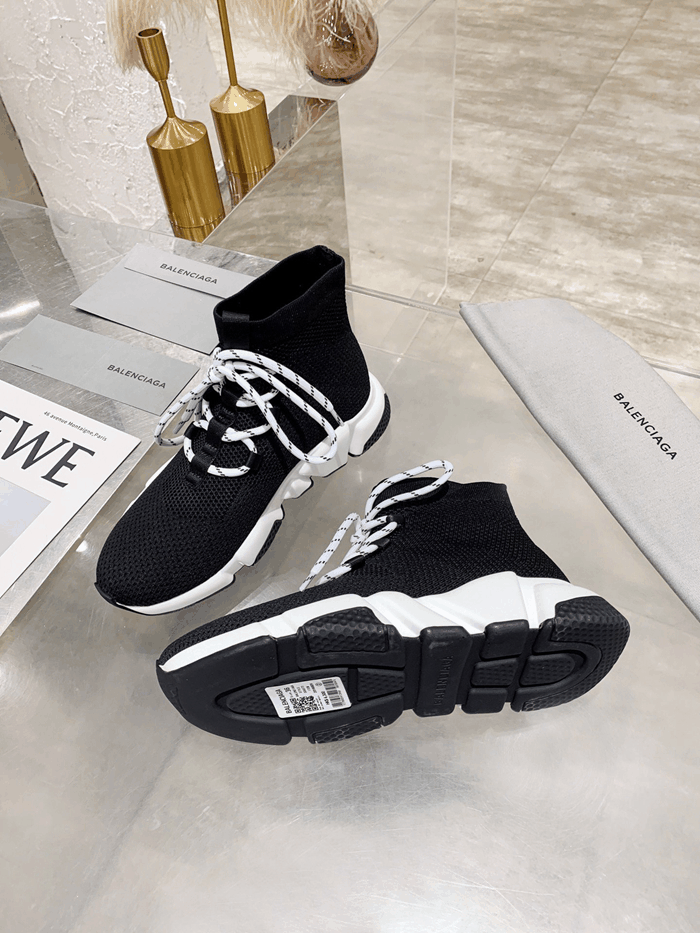 

top quality designers handmade shoes for mens and womens Elastic textiles sneakers slipper with box,dust bags b075, With box and dust bags
