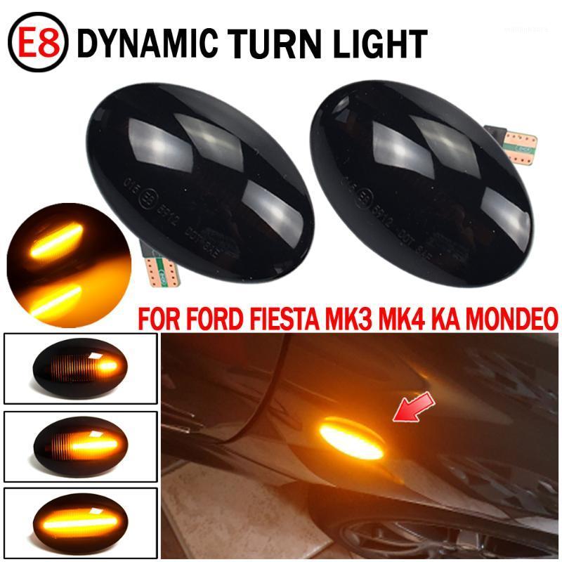 

Emergency Lights Dynamic LED Fender Light Side Marker For Fiesta III IV 3 4 2000 2001 KA Mondeo I Transit Tourneo Lamp Turn Signal