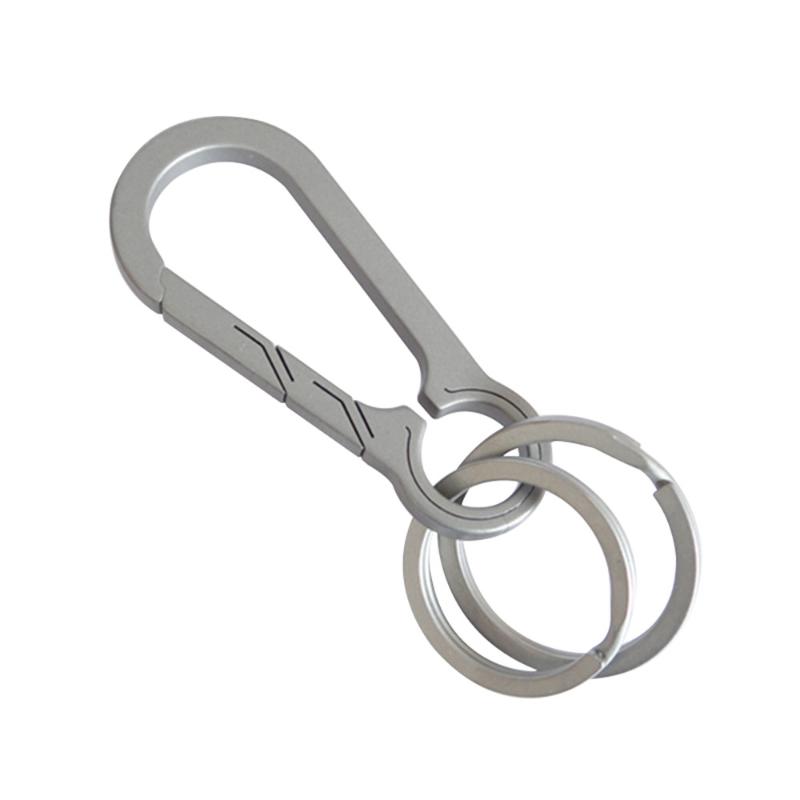 

Keychains Titanium Alloy Buckles Outdoor Tool Car Keychain Men's Key Ring Holder Accessories Jewelry Keyring Gifts For Male