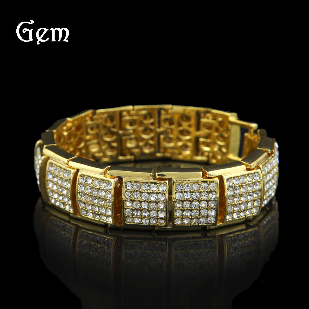 

Diamond bracelet men's hip hop Bracelet