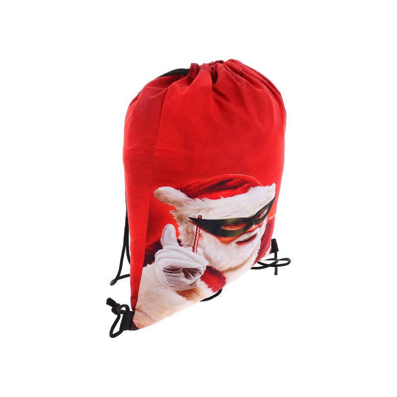 

Christmas Decorations 1pc Style Polyester Pocket Candy Gift Bags Shoulder Bag